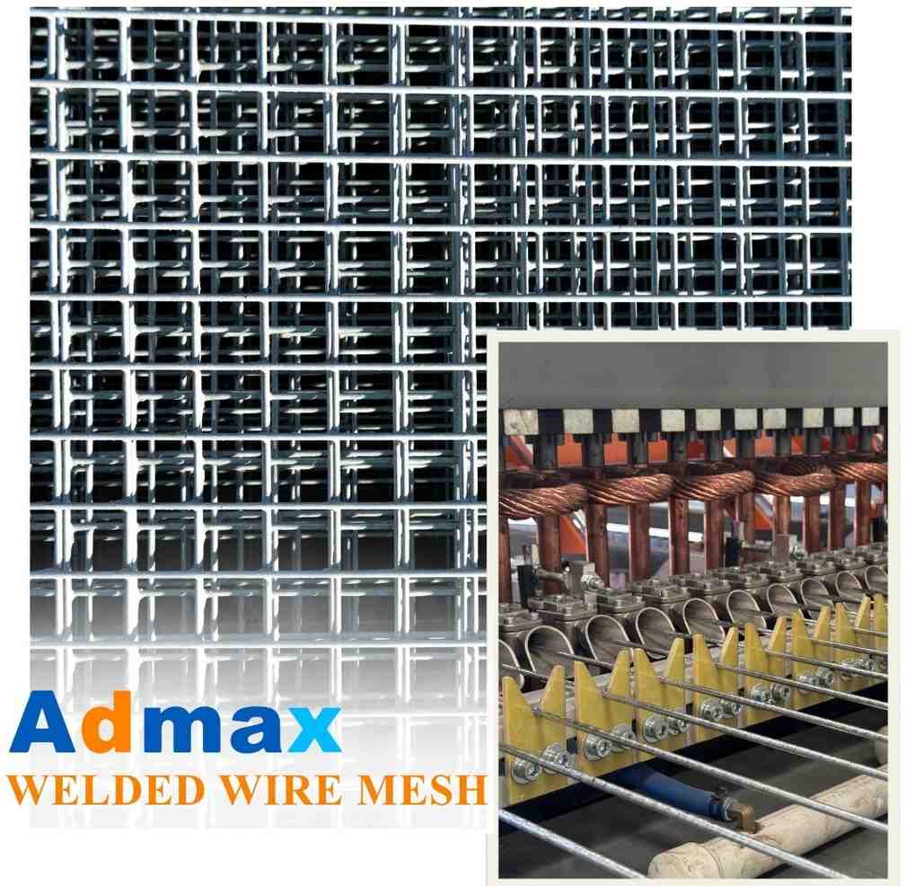 High quality welded wire mesh manufactured for industrial fencing and construction projects
