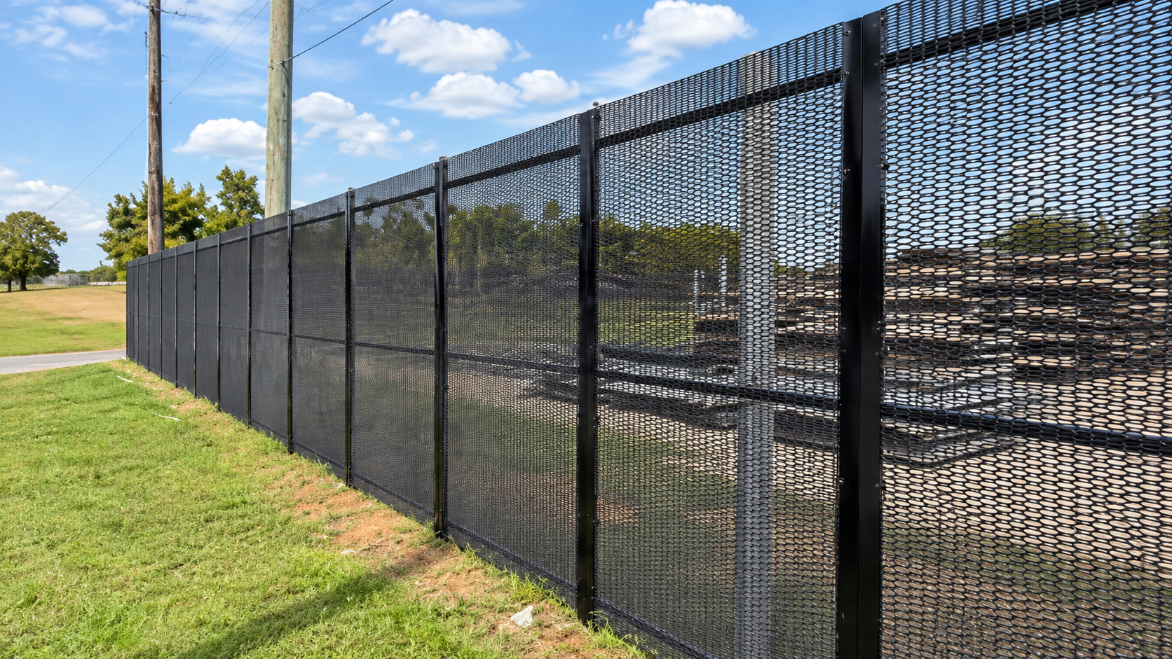 Welded wire fence mesh for long-term fencing
